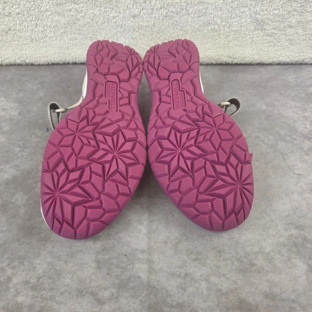 Merrell Kids Dragonfly Sandals Grey Coral Purple Big Kid 7 M MK158849
